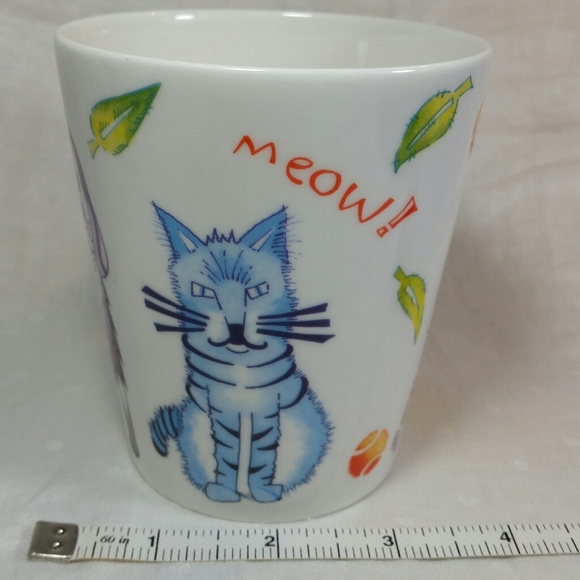 CARDEW DESIGN Dog Cat MUG Bark Meow Woof Paw Print 12 oz - Picture 4 of 11